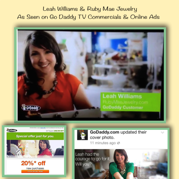 Go Daddy Press with Ruby Mae Jewelry