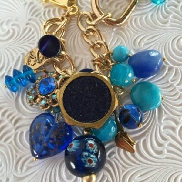 Stacy picked this mostly blues bracelet for herself at a Ruby Mae workshop at Alis Living in Scottsdale