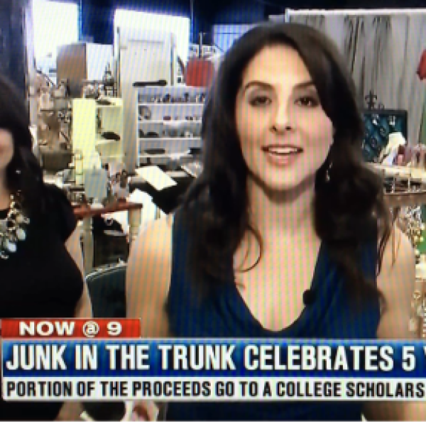 Good Morning Arizona segment at Junk In The Trunk Vintage Market