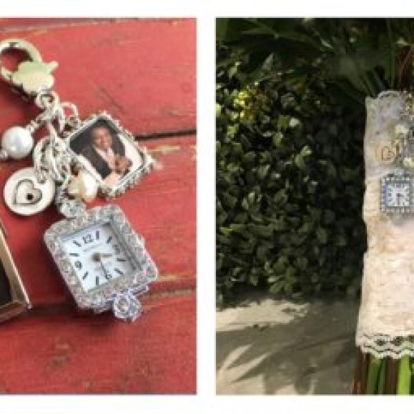 Remembering Dad Bridal Bouquet Charm