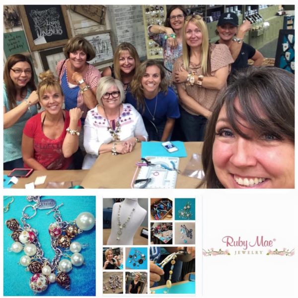 Ruby Mae Jewelry  making workshop at Green Table Gifts in Tempe
