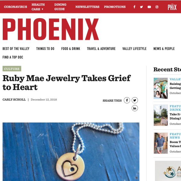 Feature article in Phoenix Magazine