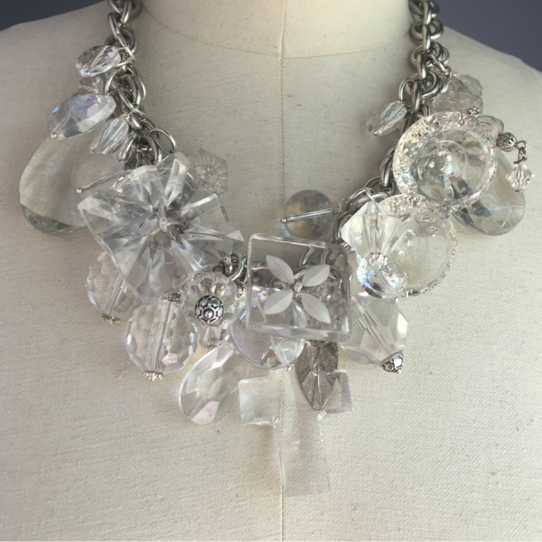 1930’s Lucite Buttons Necklace